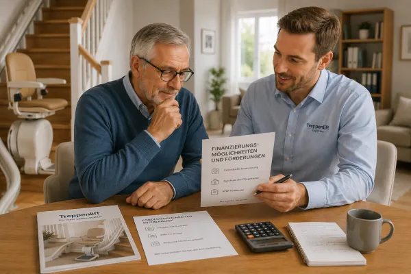 Treppenlift Förderung 2024: Alle Zuschüsse & Finanzierungsmöglichkeiten